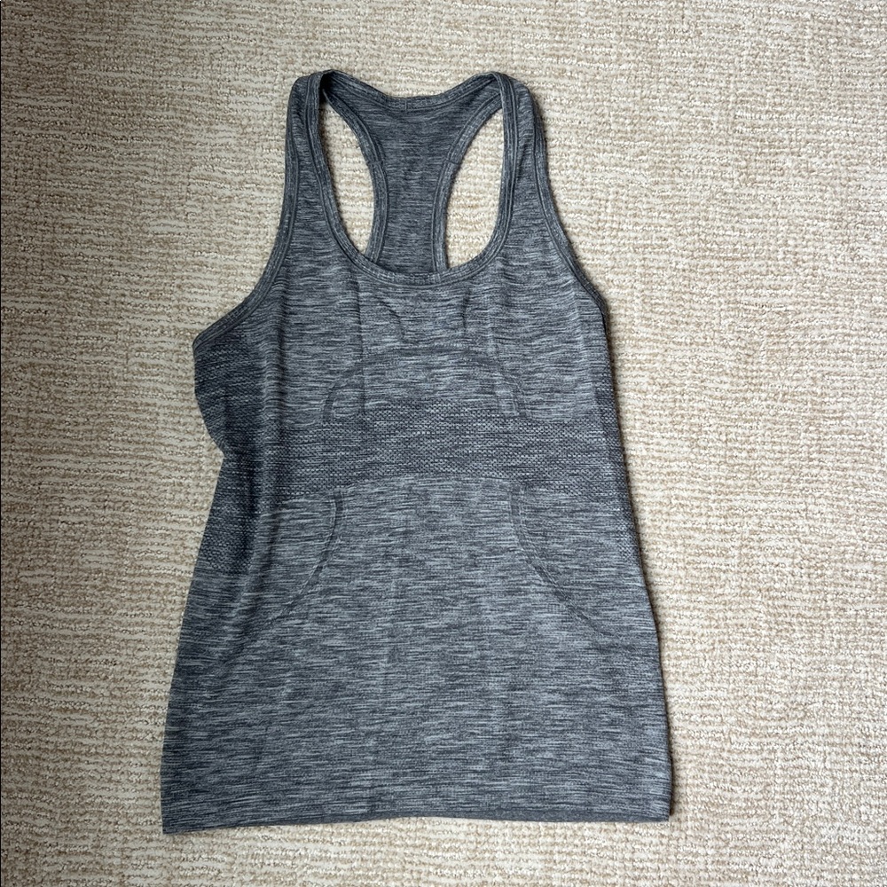 Lululemon Gray Racerback Tank Top